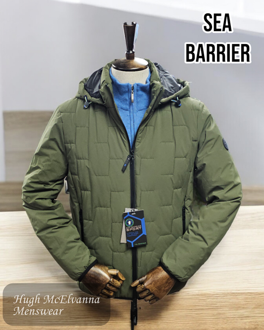 Sea Barrier LEONE Men’s Jacket - Water and wind resistant with a removable hood