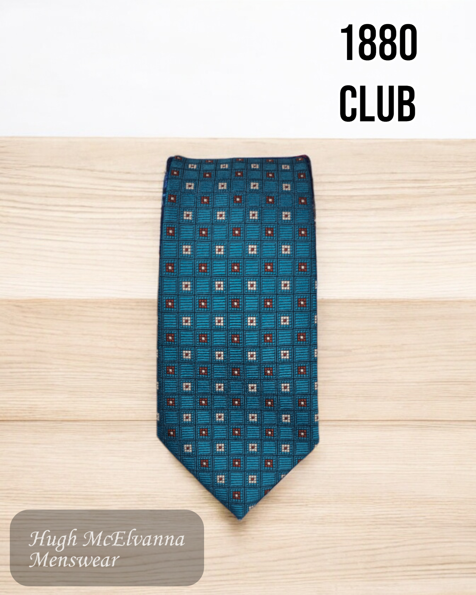 1880 Club Boys Teal Tie - B4069-26 