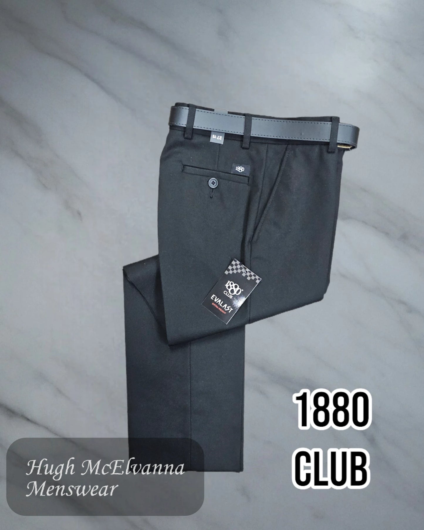 Youths 1880 Club Black Trouser - 72300/00