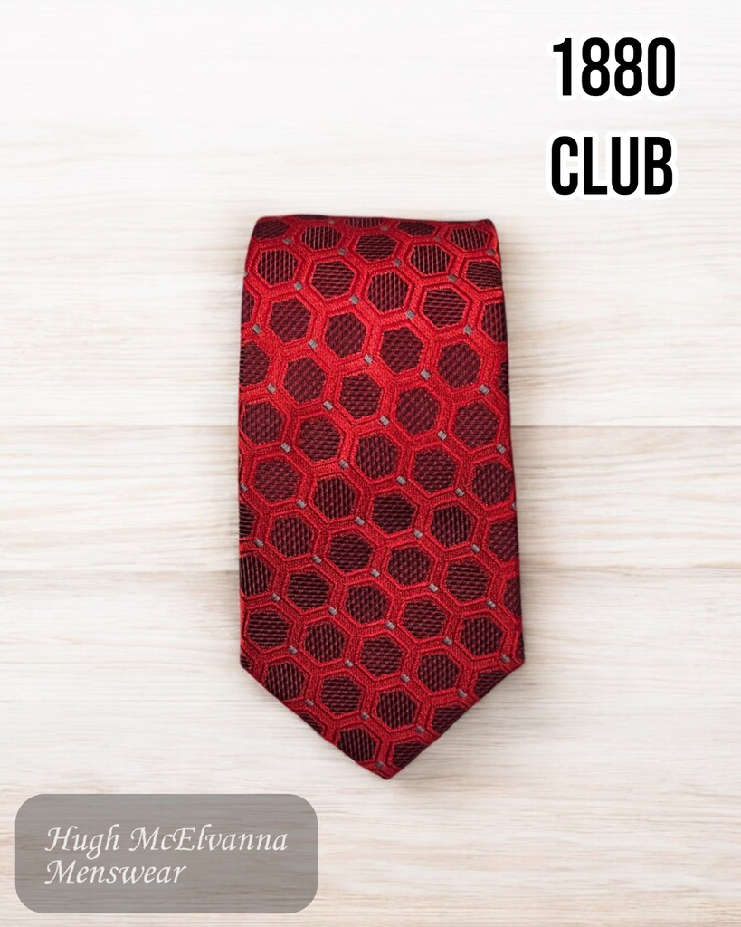 1880 Club Boys Red Tie B4957-65