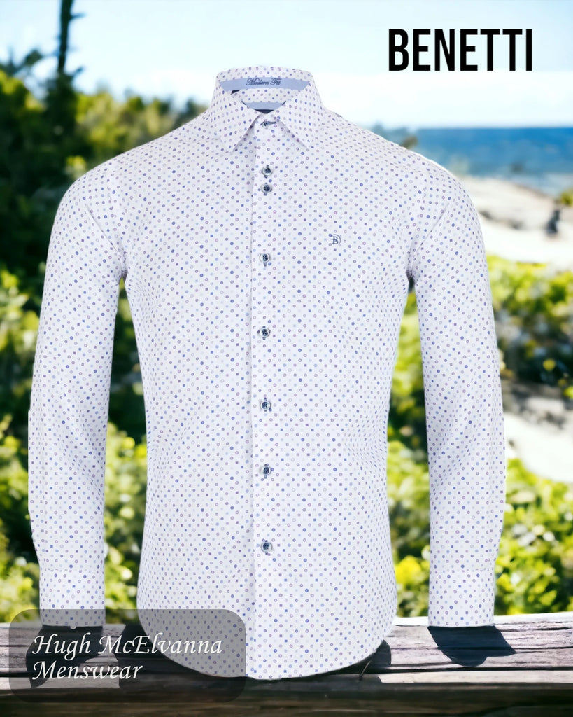 Benetti Amur Lilac Long Sleeve Shirt