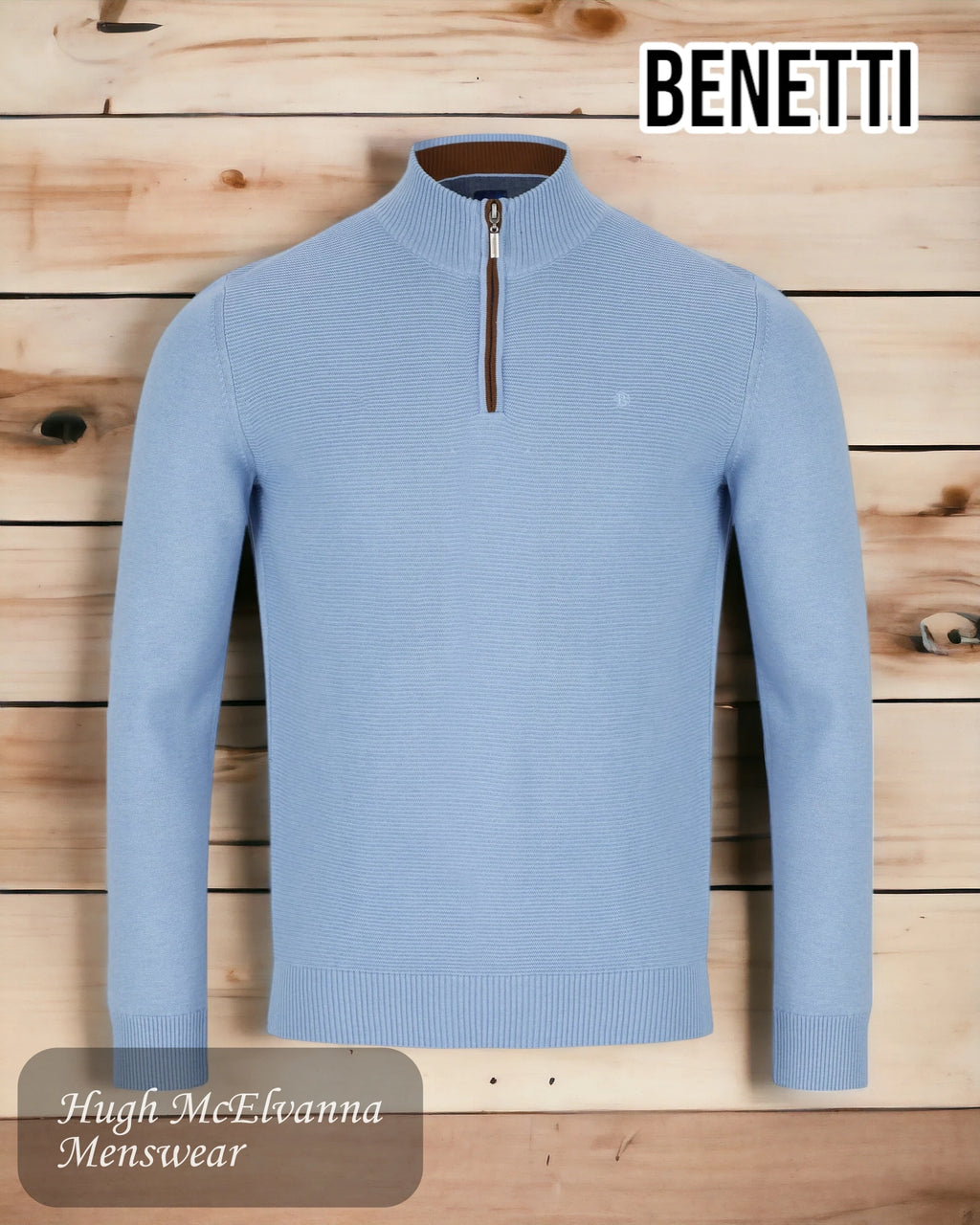 ERROL Quarter Zip SKY Pullover 