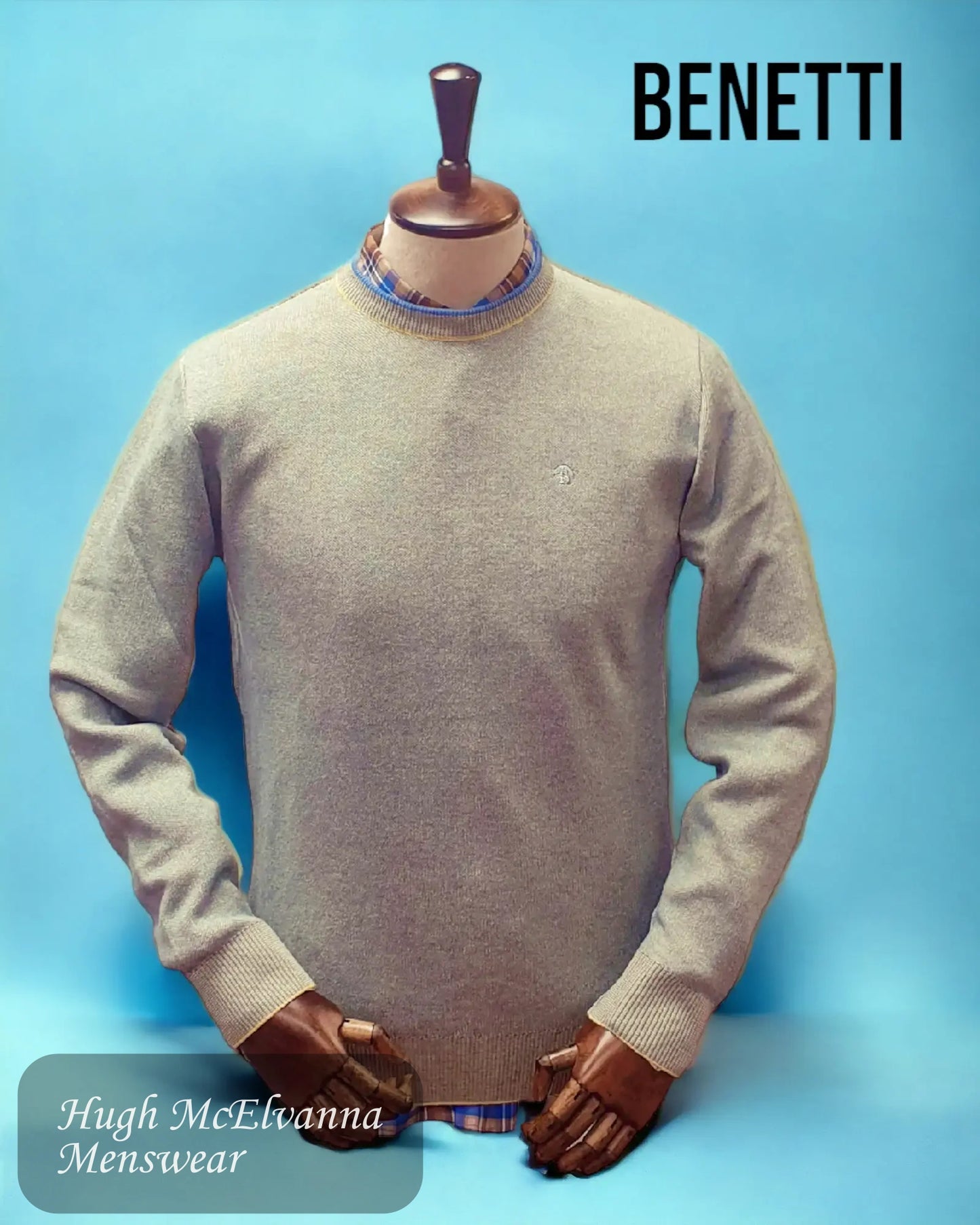 Benetti GALE Lemon Round Neck Pullover