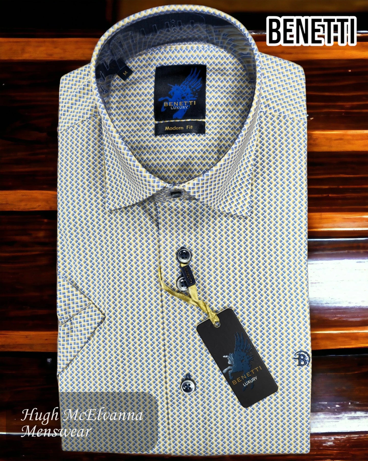 Benetti LUKE STONE Short Sleeve Shirt