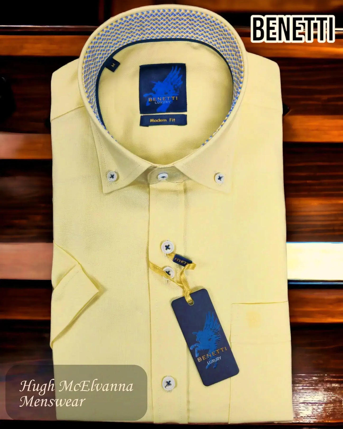 Benetti NOAH LEMON Short Sleeve Shirt