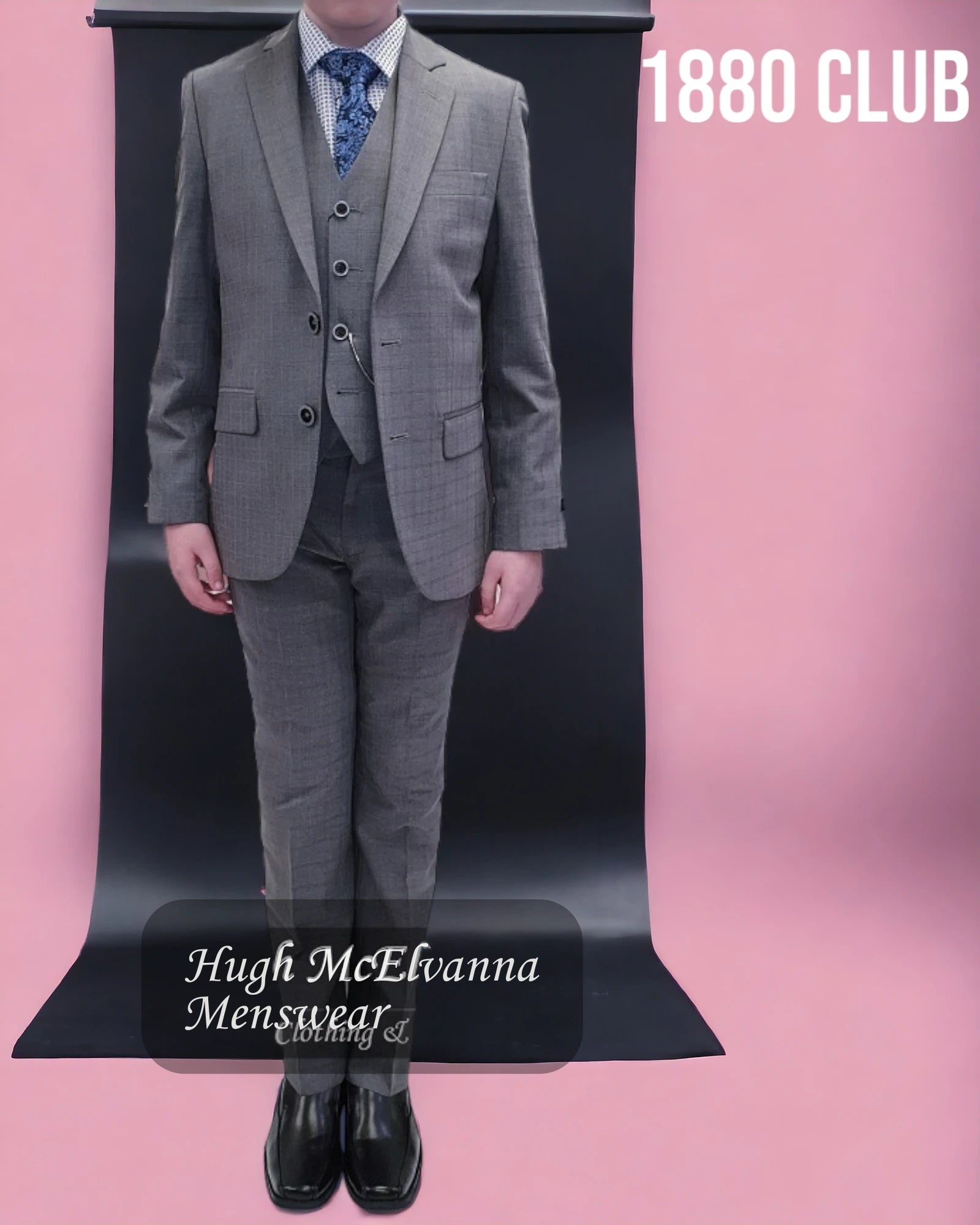 Boy's Fashion 3Pc. Suit by 1880 Club Style: 25631/06 - Hugh McElvanna Menswear 