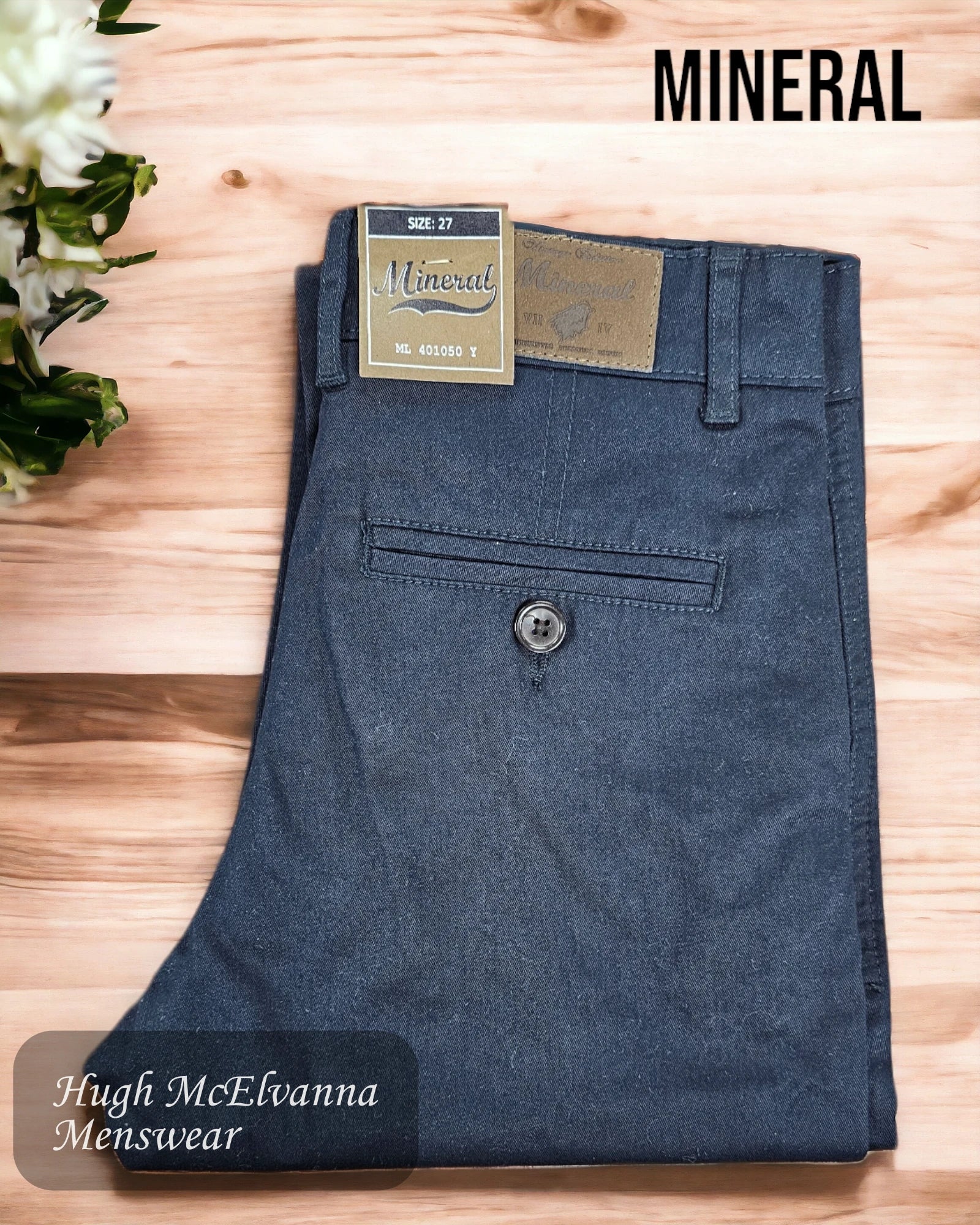 Mineral Boy's Navy Chino Trouser Style: JAKE