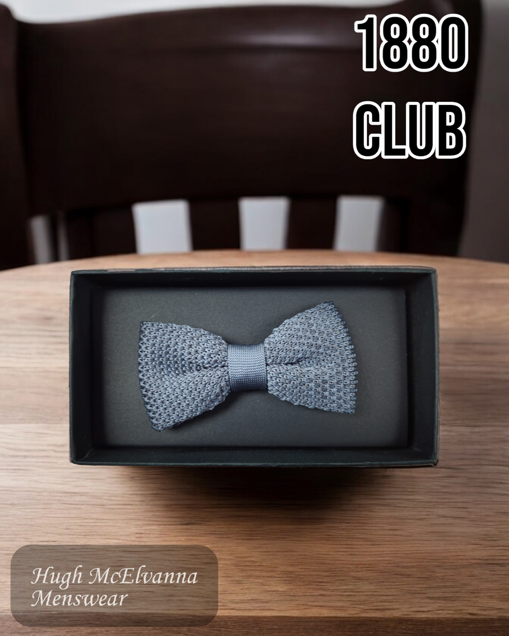 1880 Club Boys Grey Bow Tie - WB4917-06