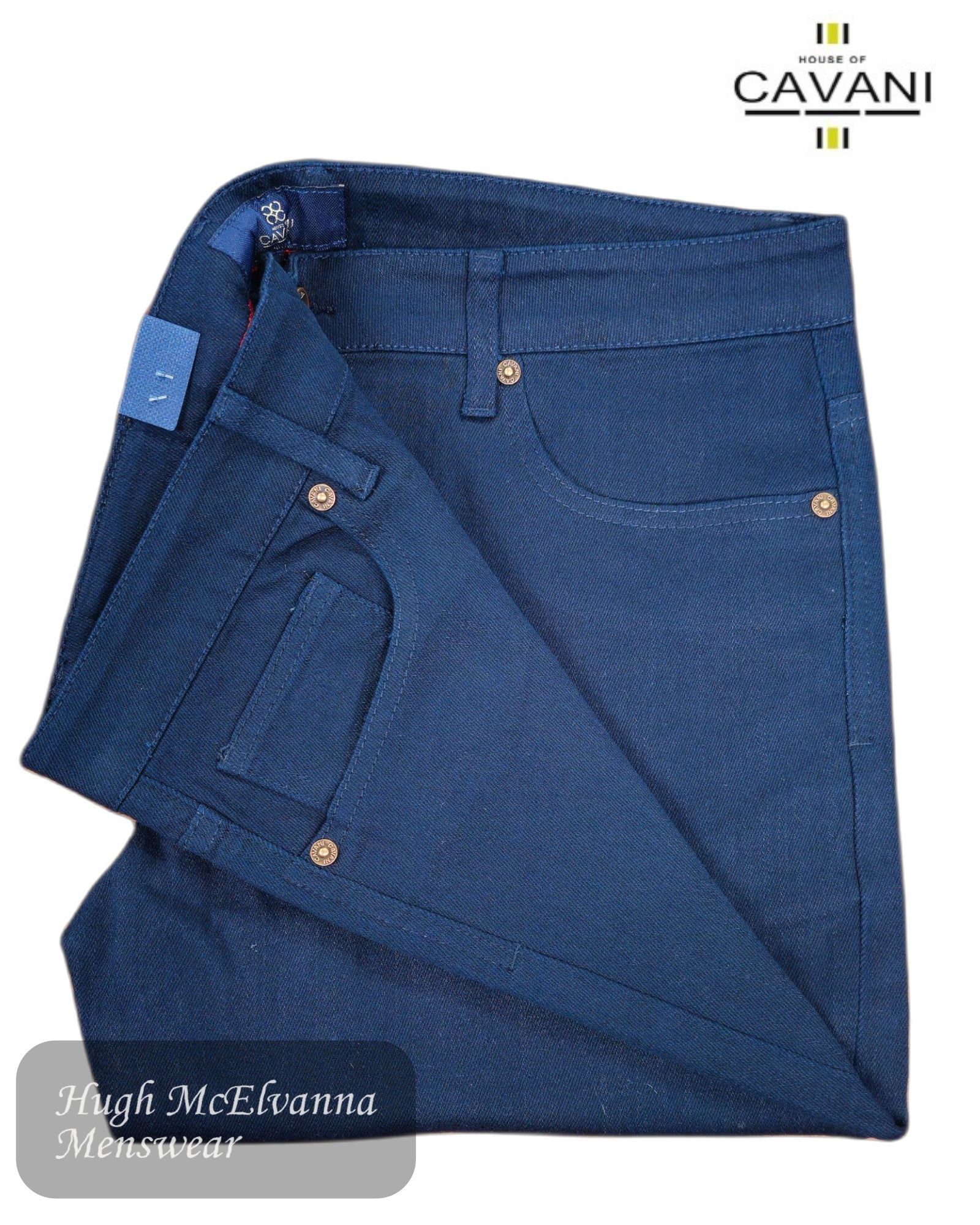 House Of Cavani MILANO Straight Leg Navy Stretch Jeans are the perfect blend of elegance and practicality.