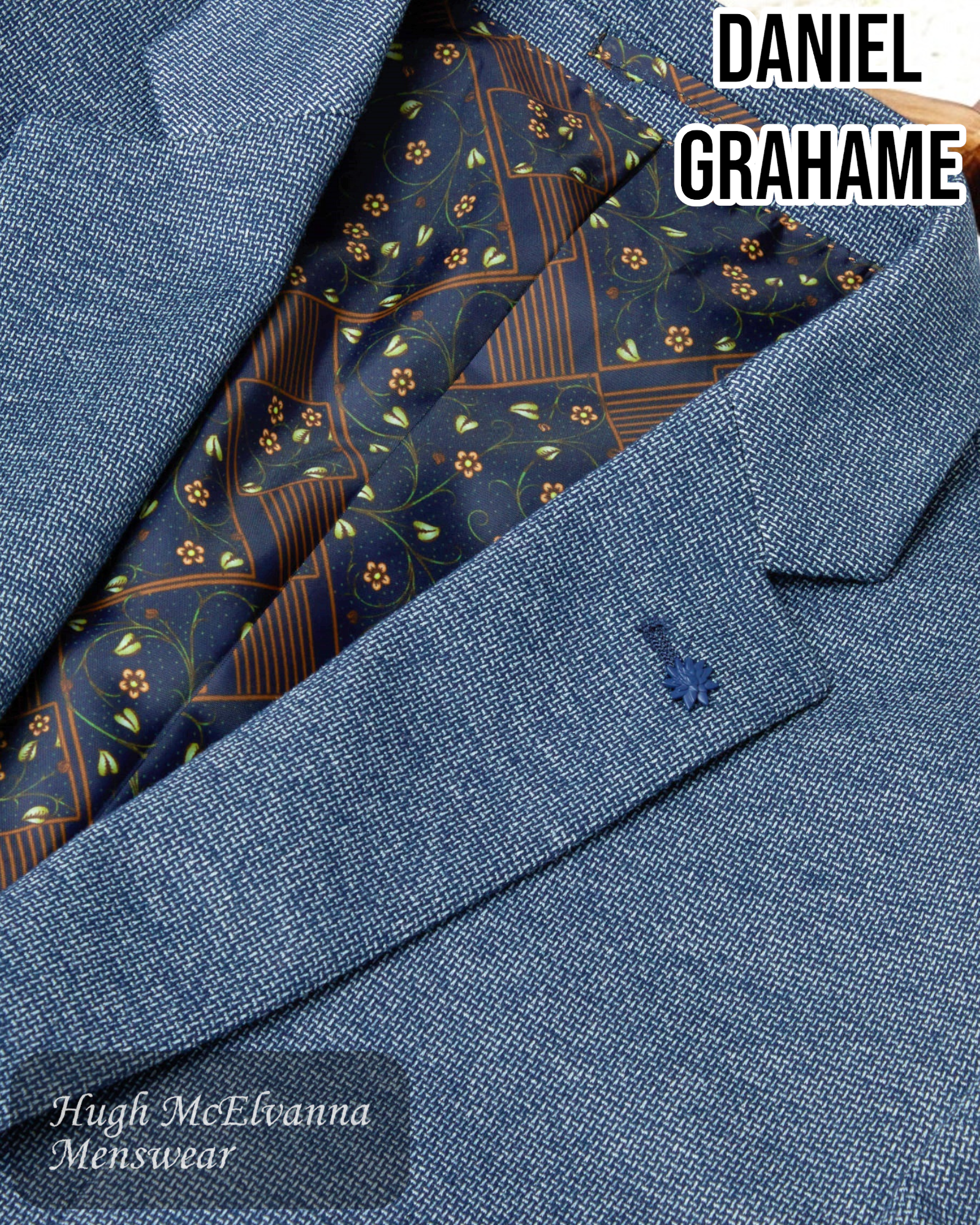 Daniel Grahame Damon Blazer Jacket - fabric detail