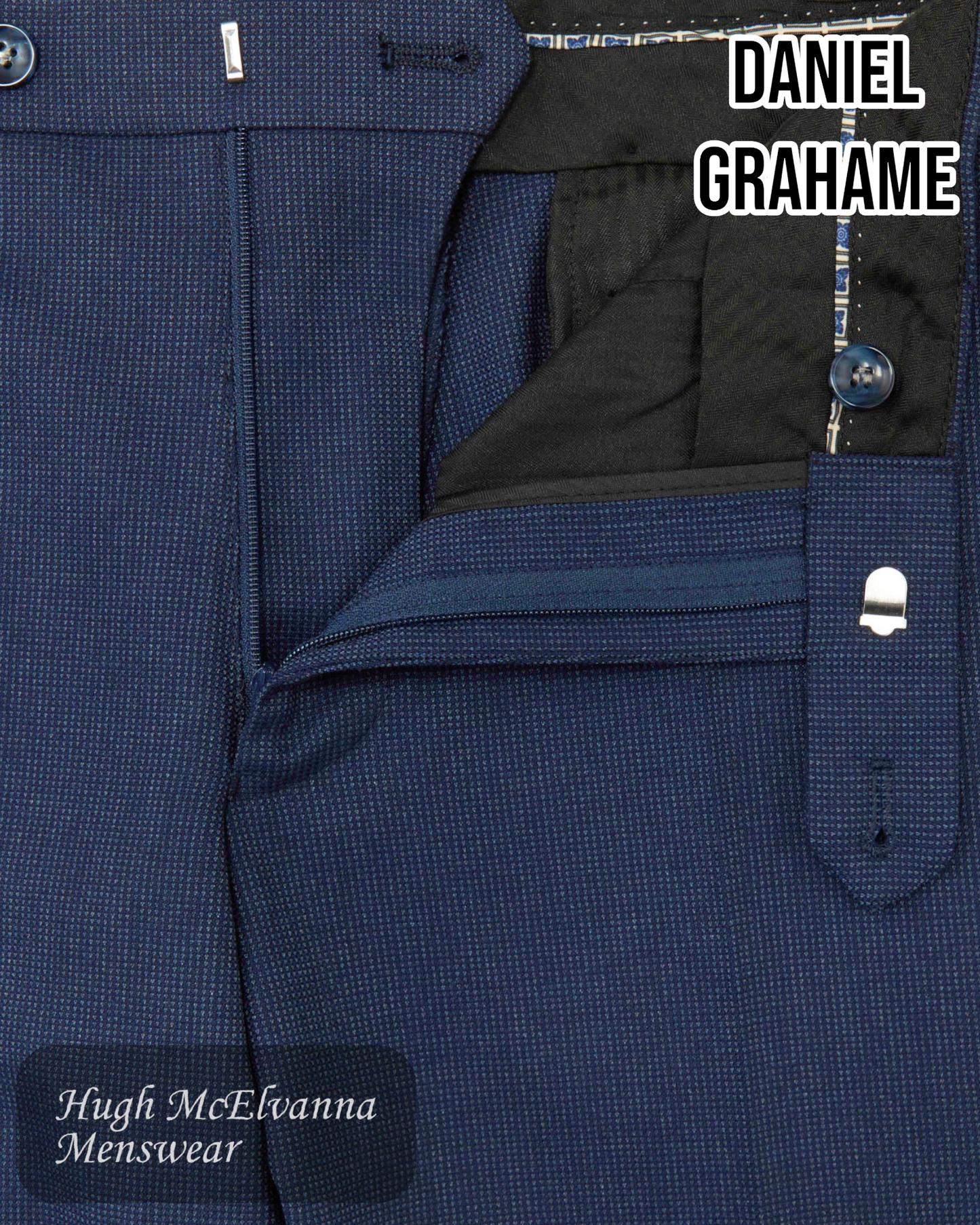 Daniel Grahame Mix & Match Suit Trousers - 73186/28 Close Up