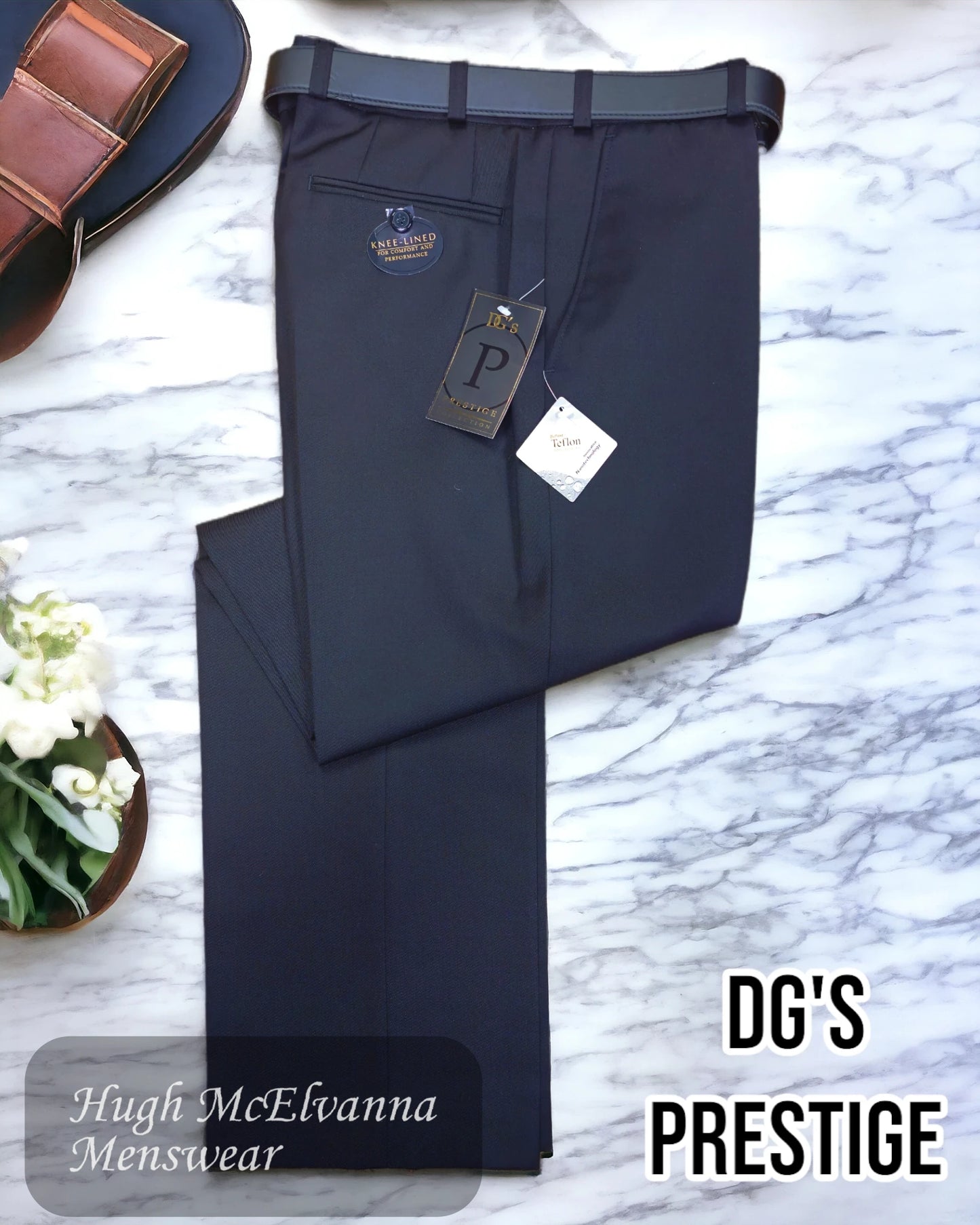 DG's Prestige Black Trouser 71301/00