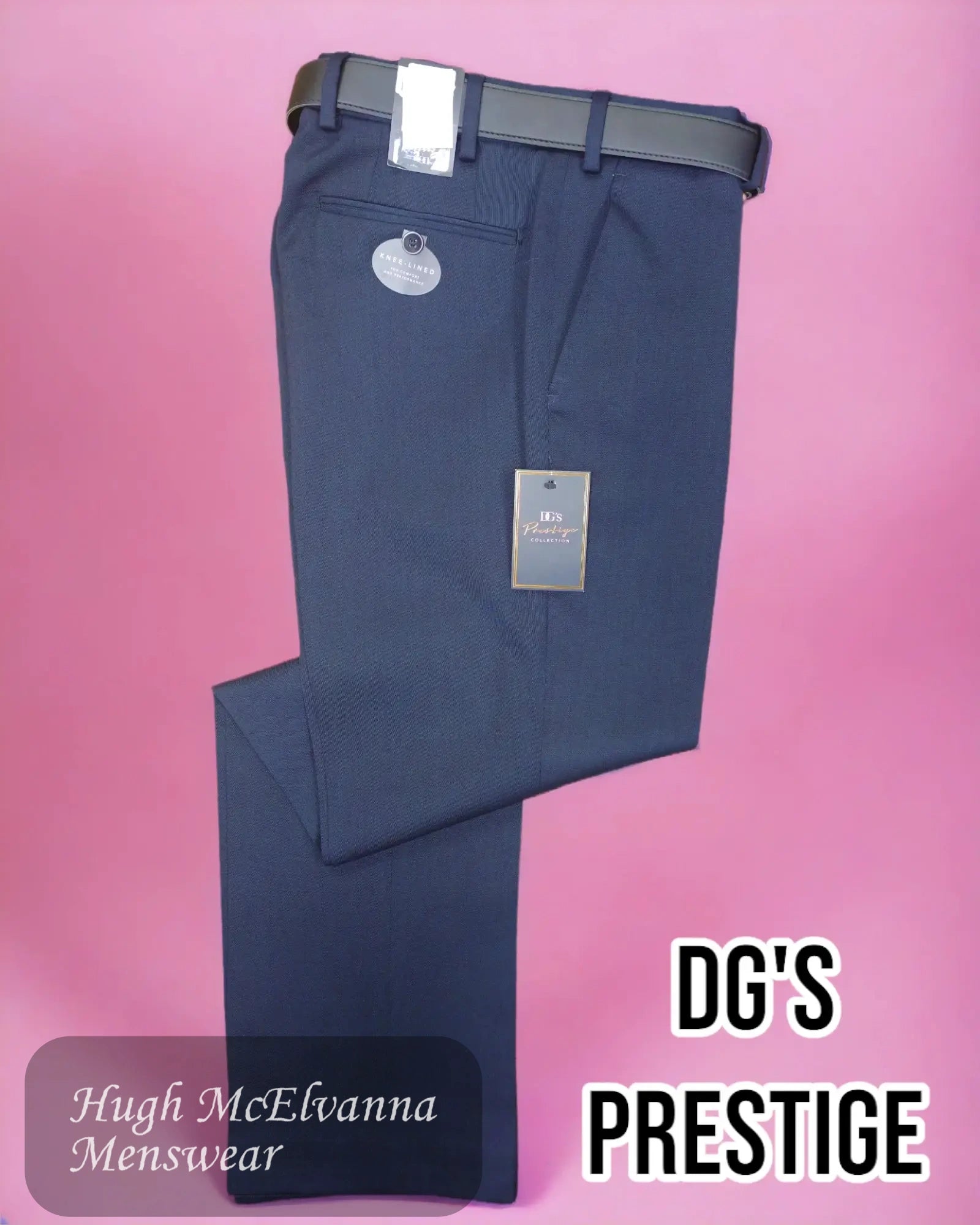 DG's Prestige Navy Trouser 71301/79 - Hugh McElvanna Menswear 