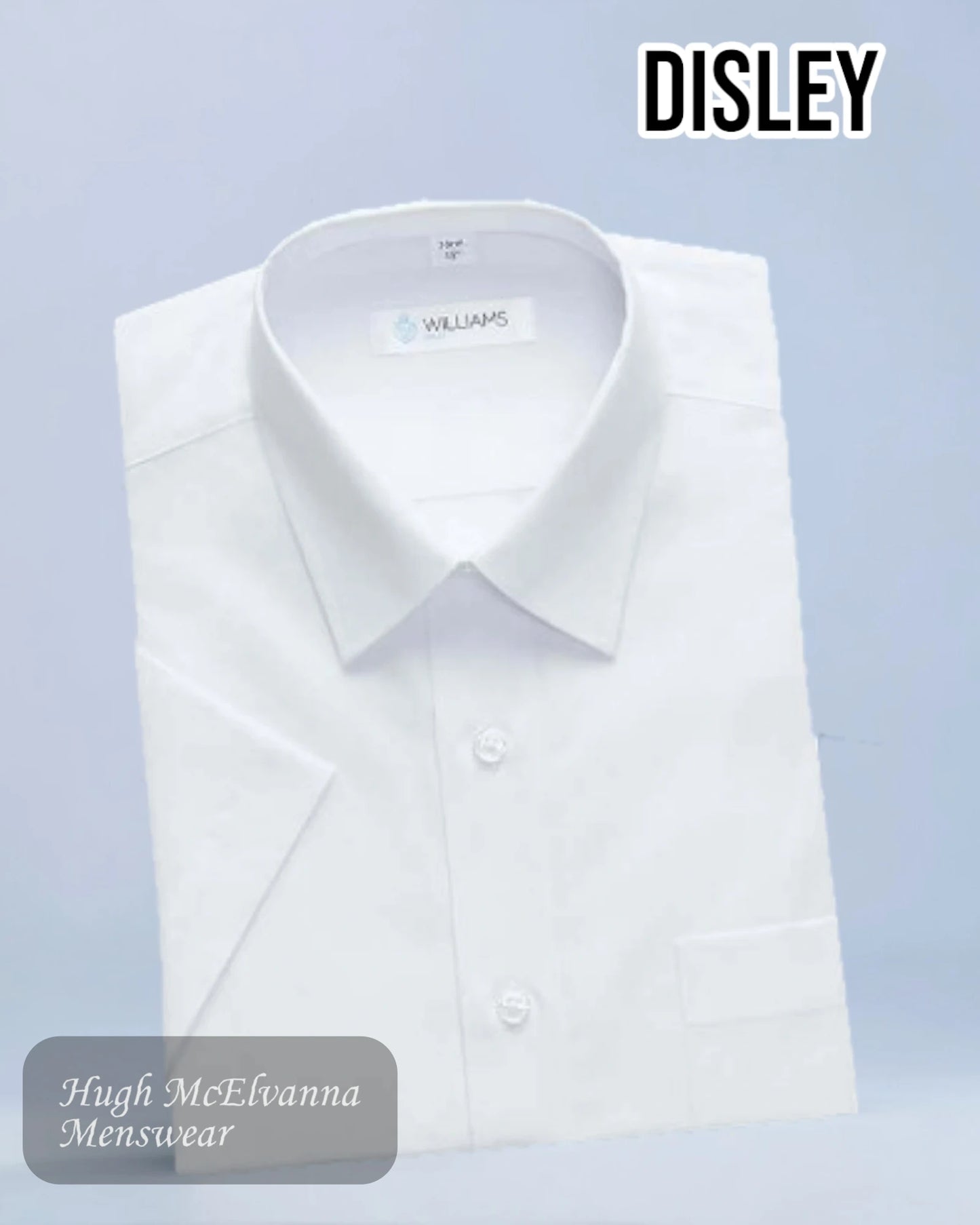 Disley White Short Sleeve Shirt - H140