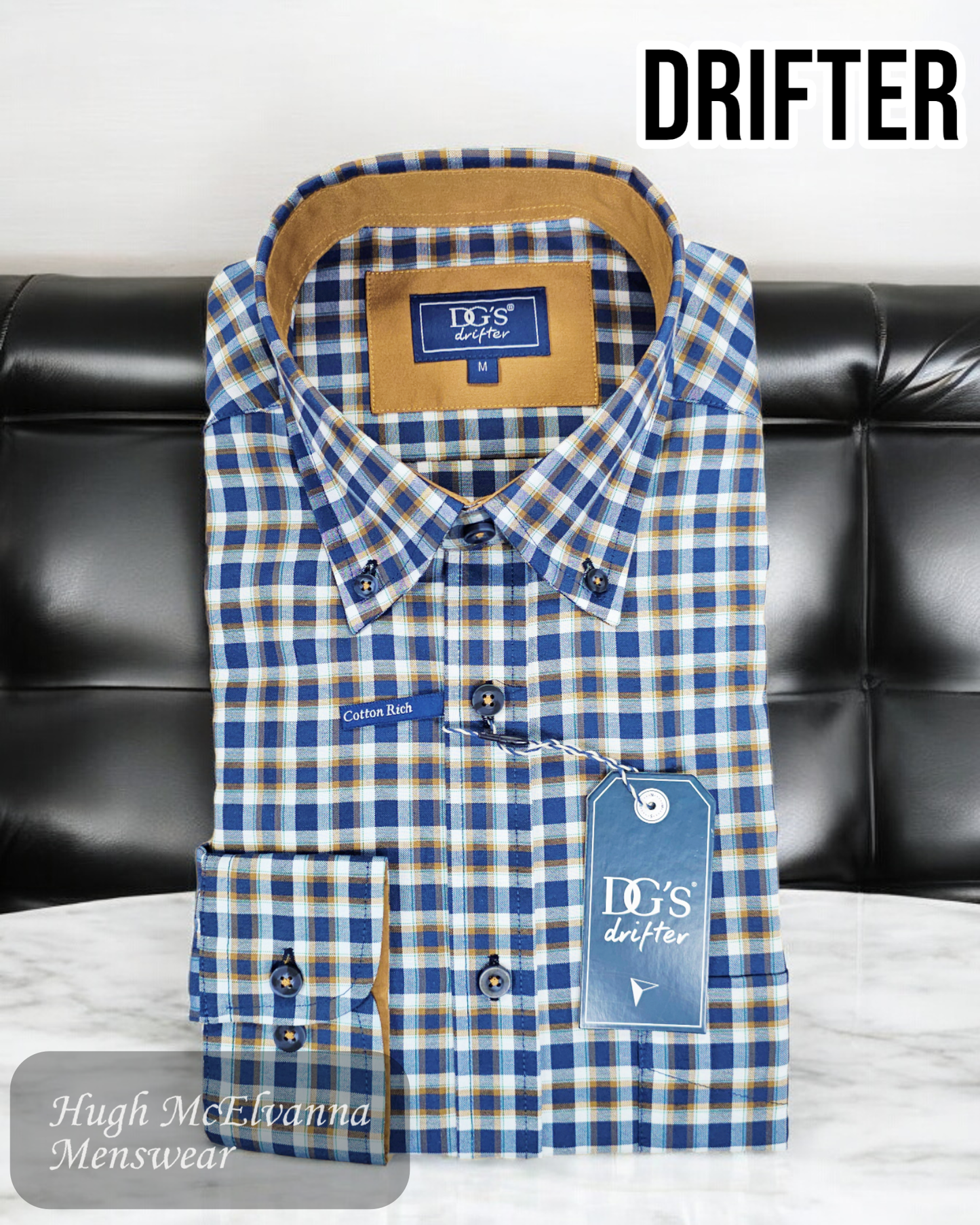 DGs Drifter Tan Long Shirt 14656/46