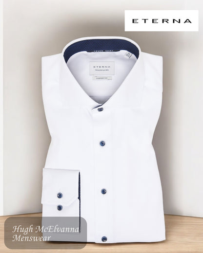 ETERNA White COMFORT FIT Shirt - 8819 00 E15V