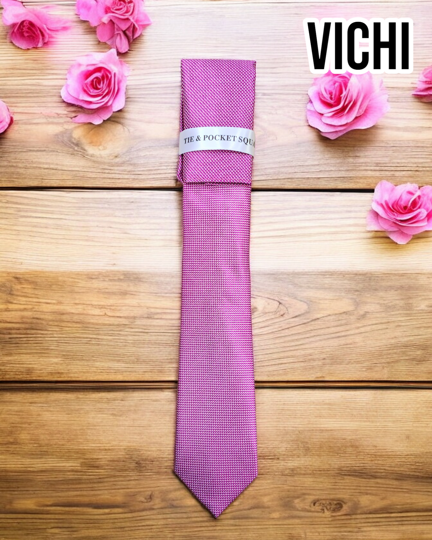 Vichi F99B Pink Necktie