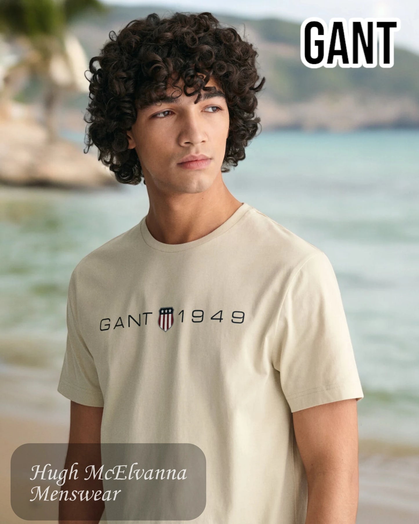 GANT 1949 Logo on front of this T-Shirt