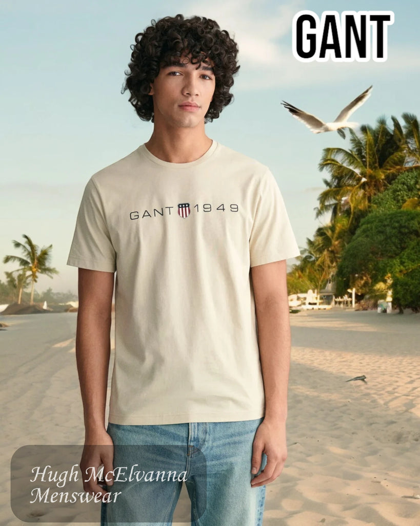 GANT 1949 Archive Shield Crew Neck T-Shirt