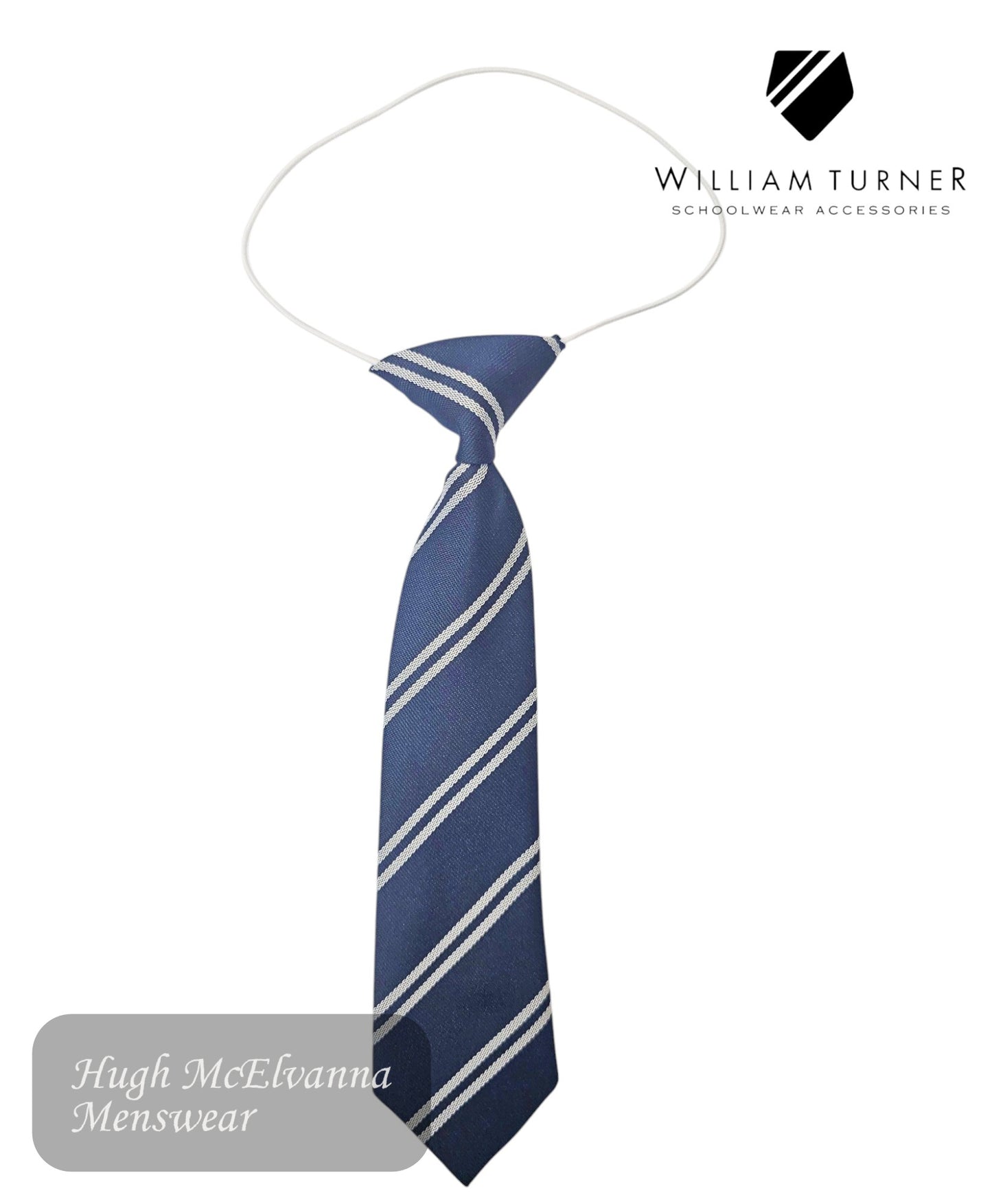 St. Mary's P.S. Granemore Elastic Stripe Tie by William Turner