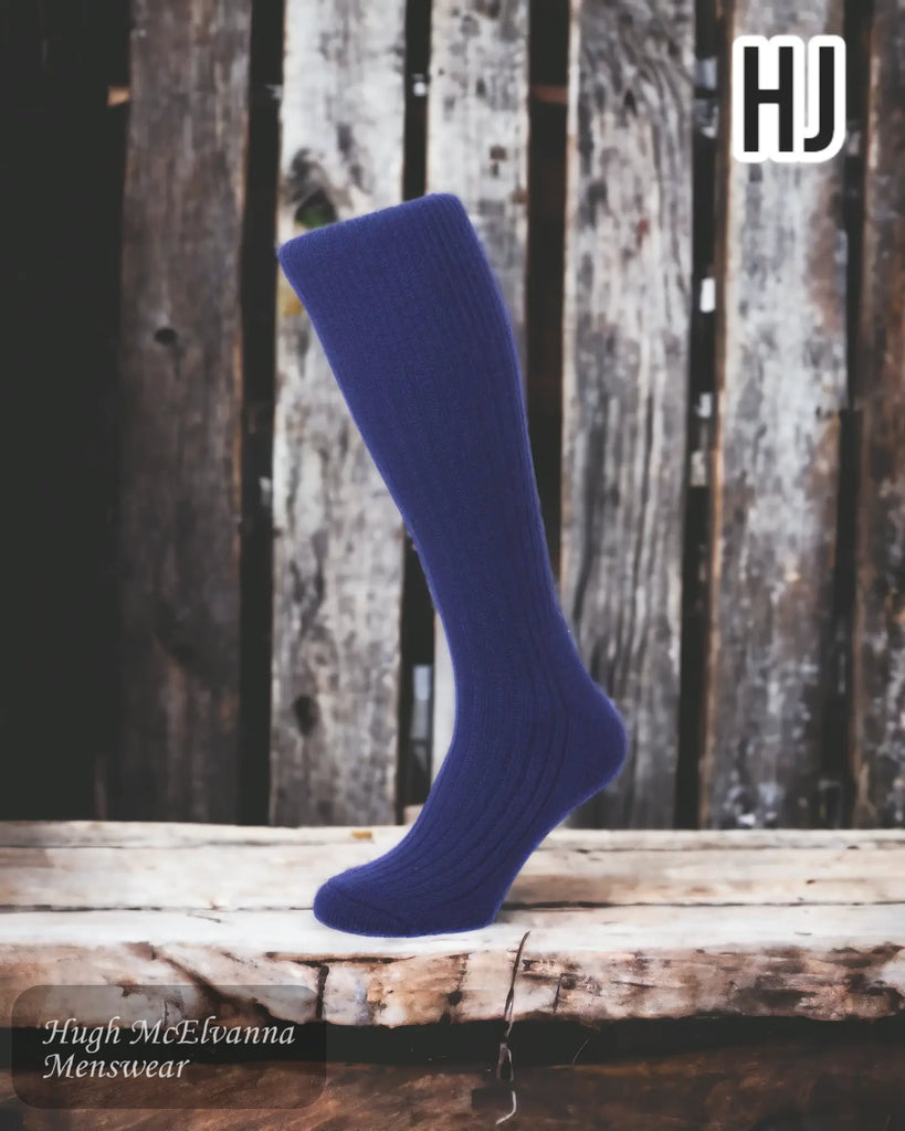 Commando NAVY long Socks - HJ3000