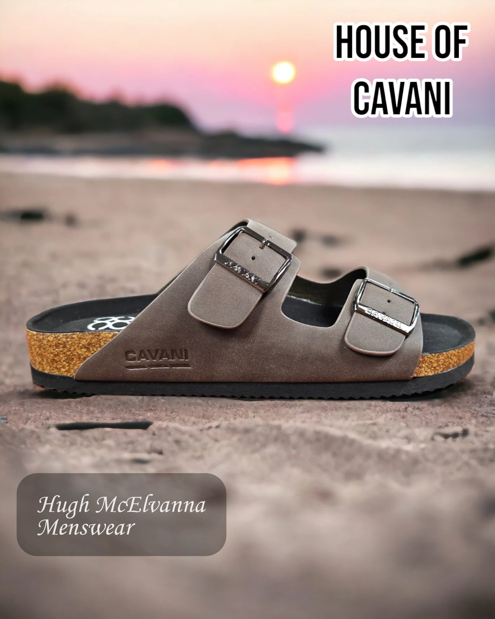 House Of Cavani Daytona Sliders - Hugh McElvanna Menswear 