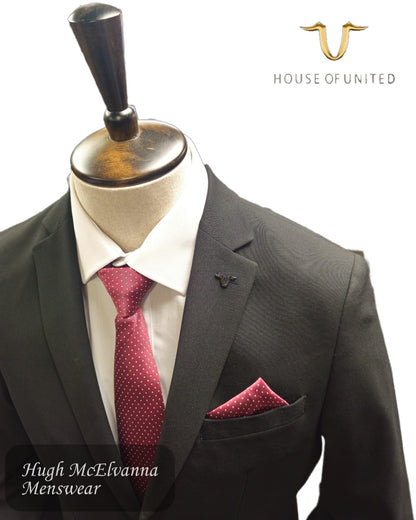 House of United Black Suit MJ101 - tailored fit jacket