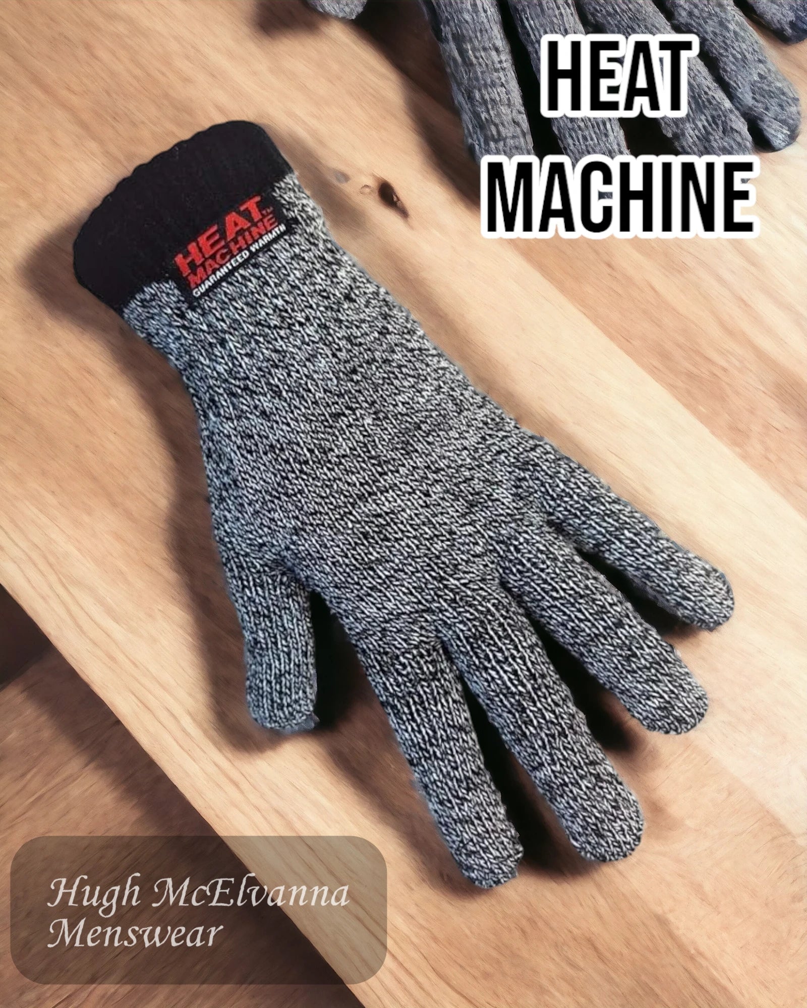 Thermal Lined Glove by Heat Machine - Hugh McElvanna Menswear 