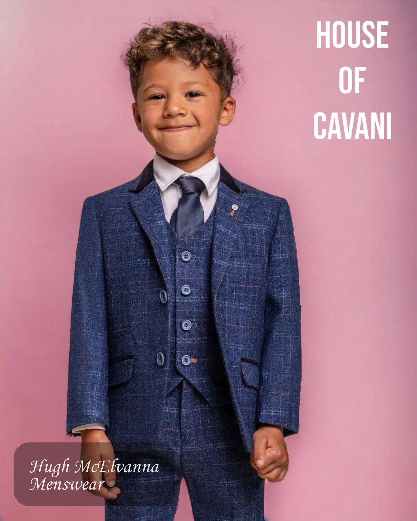 Boys fashion tweed suit