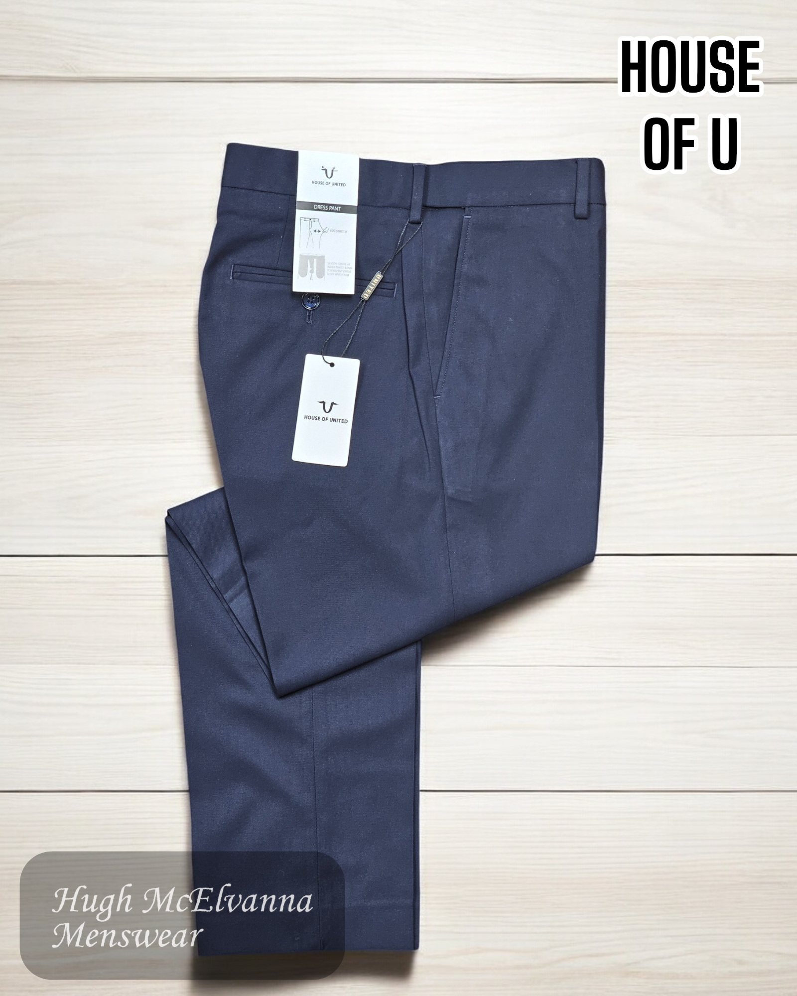 House of U Navy Suit Trouser MP100