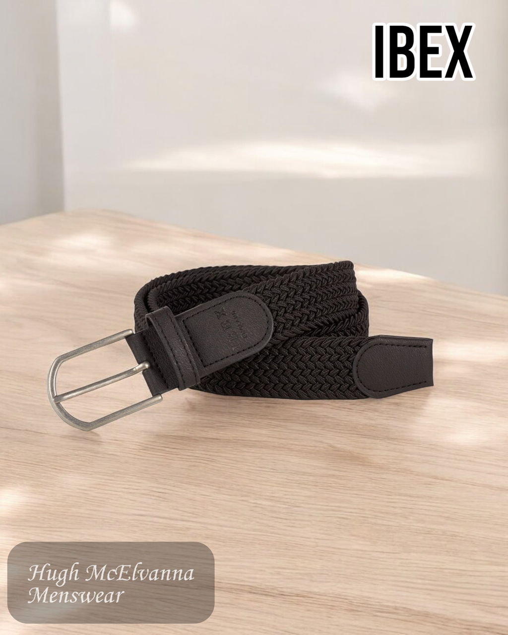 IBEX BLACK 9506 Stretch belt