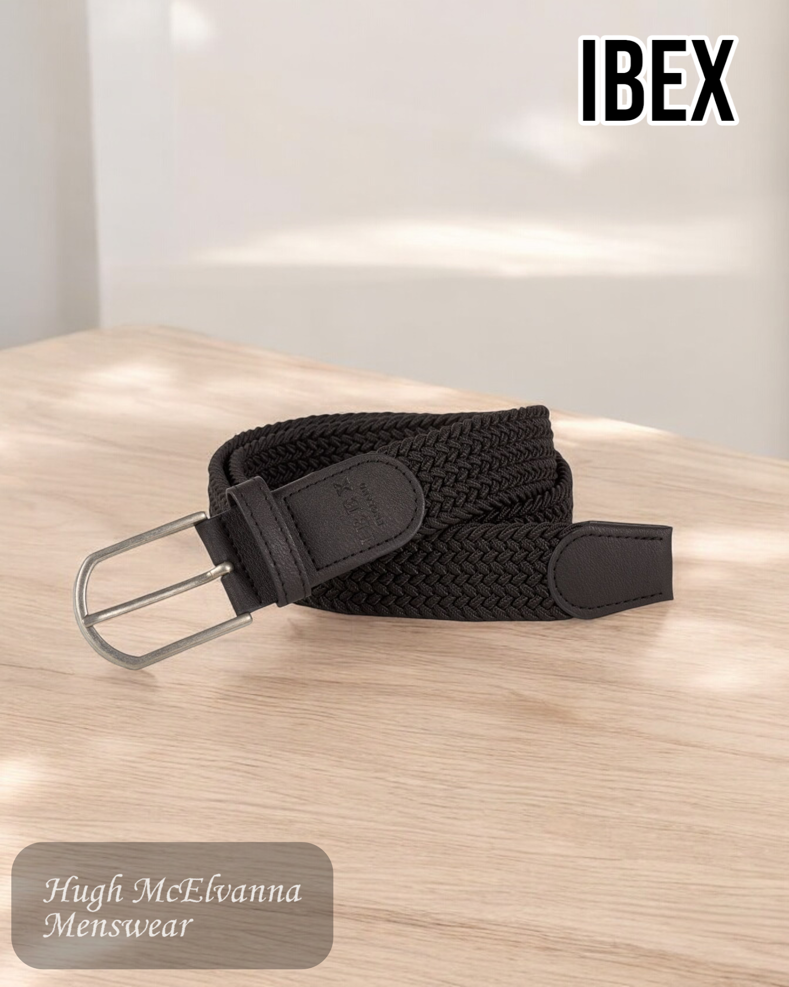 IBEX BLACK 9506 Stretch belt