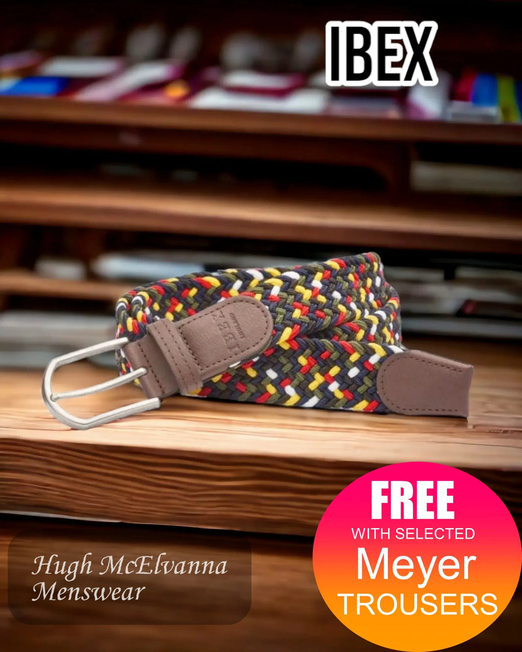 FREE with selected Meyer trousers