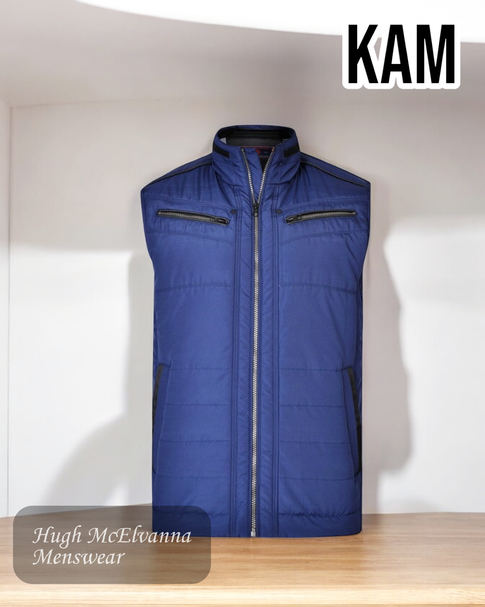 KAM Bodywarmer KV103 - Hugh McElvanna Menswear 