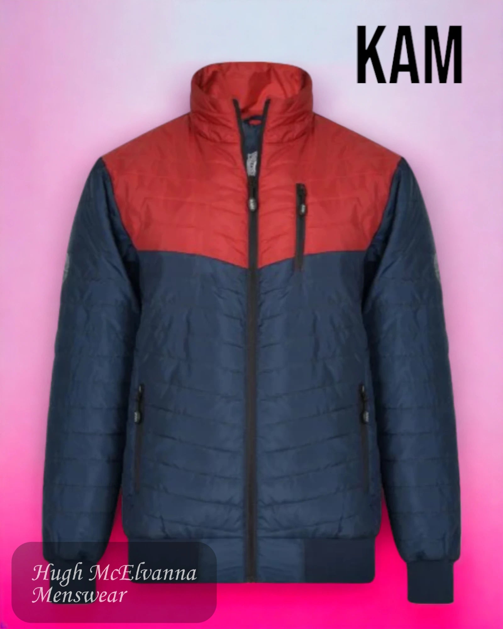 Kam Navy Jacket - KV89 - Hugh McElvanna Menswear 