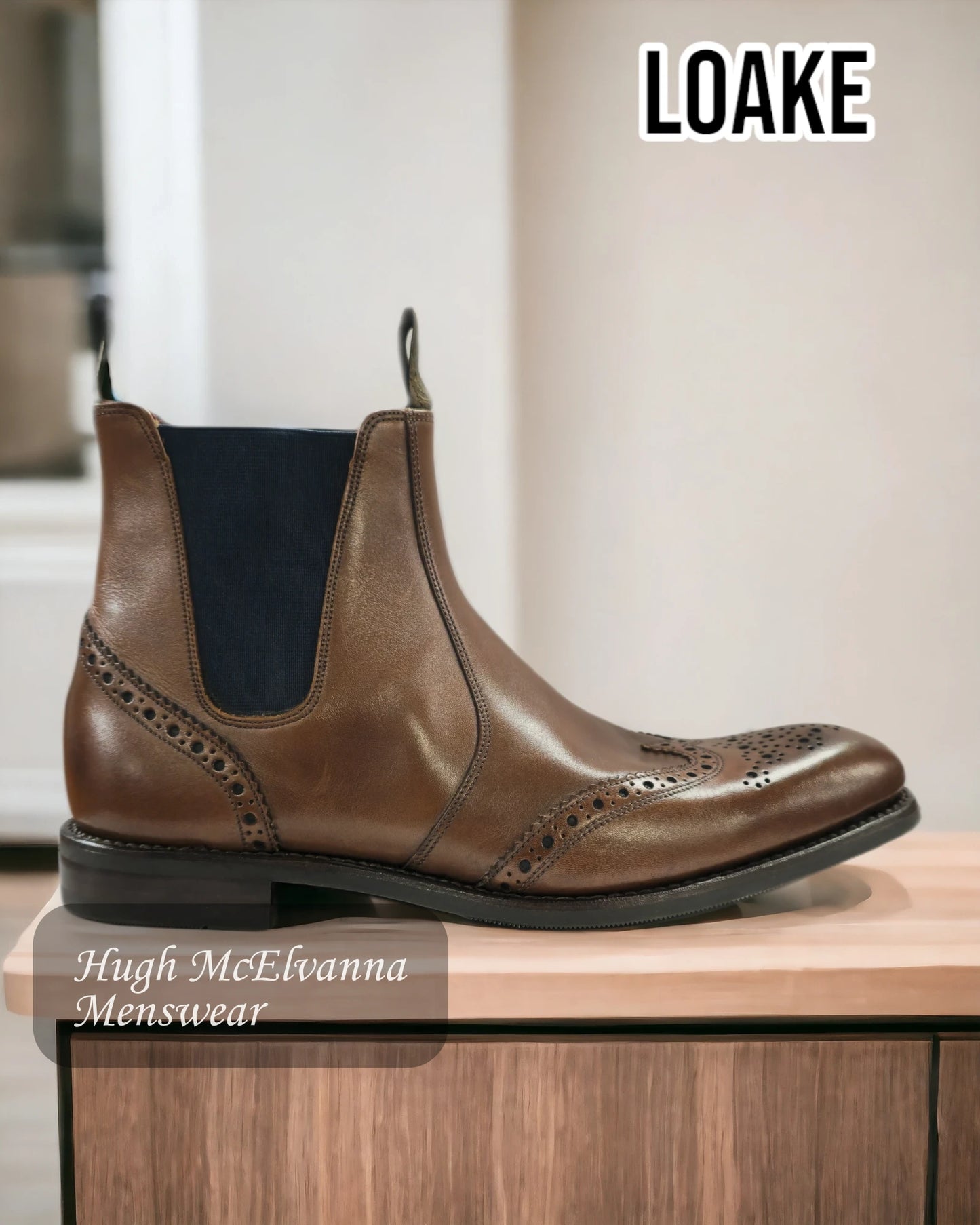 Loake Brown HOSKINS Chelsea Boot