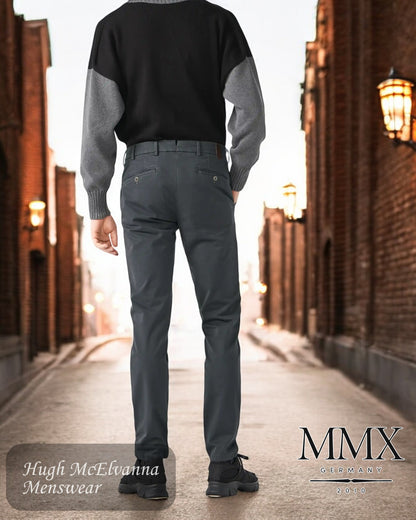 MMX LUPUS Charcoal Chino - 3702/08 Back detail