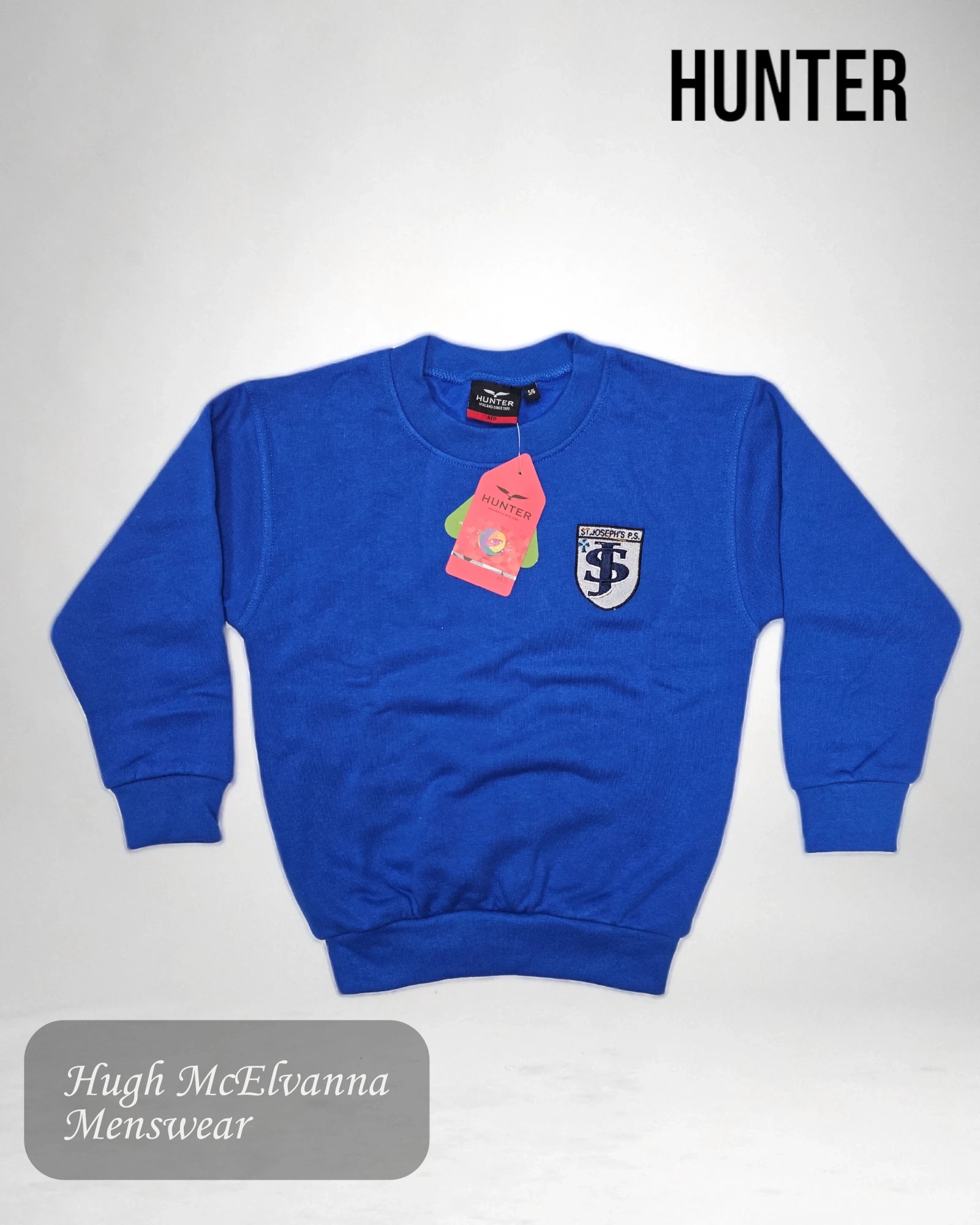 Madden Royal Blue Sweatshirt by Hunter Style: 2601 - Hugh McElvanna Menswear 