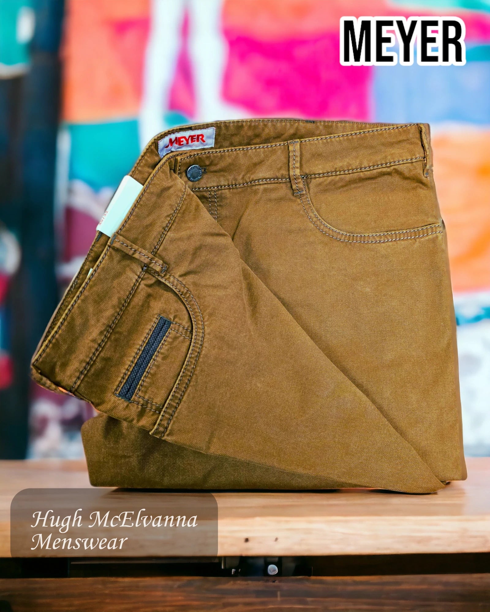 Meyer TAN Arizona-S Jean - 5519-44 - Hugh McElvanna Menswear 