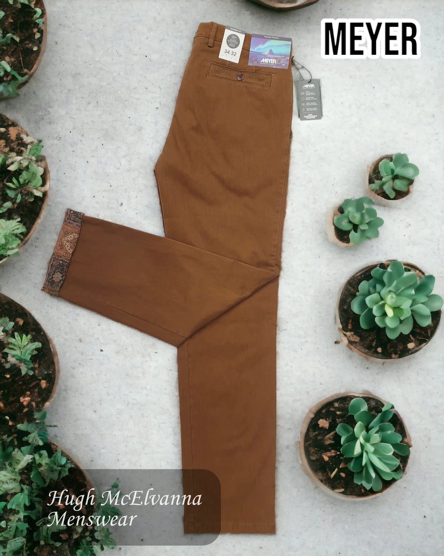 Meyer Tan NEW YORK THERMO Trousers Style: 3917/47