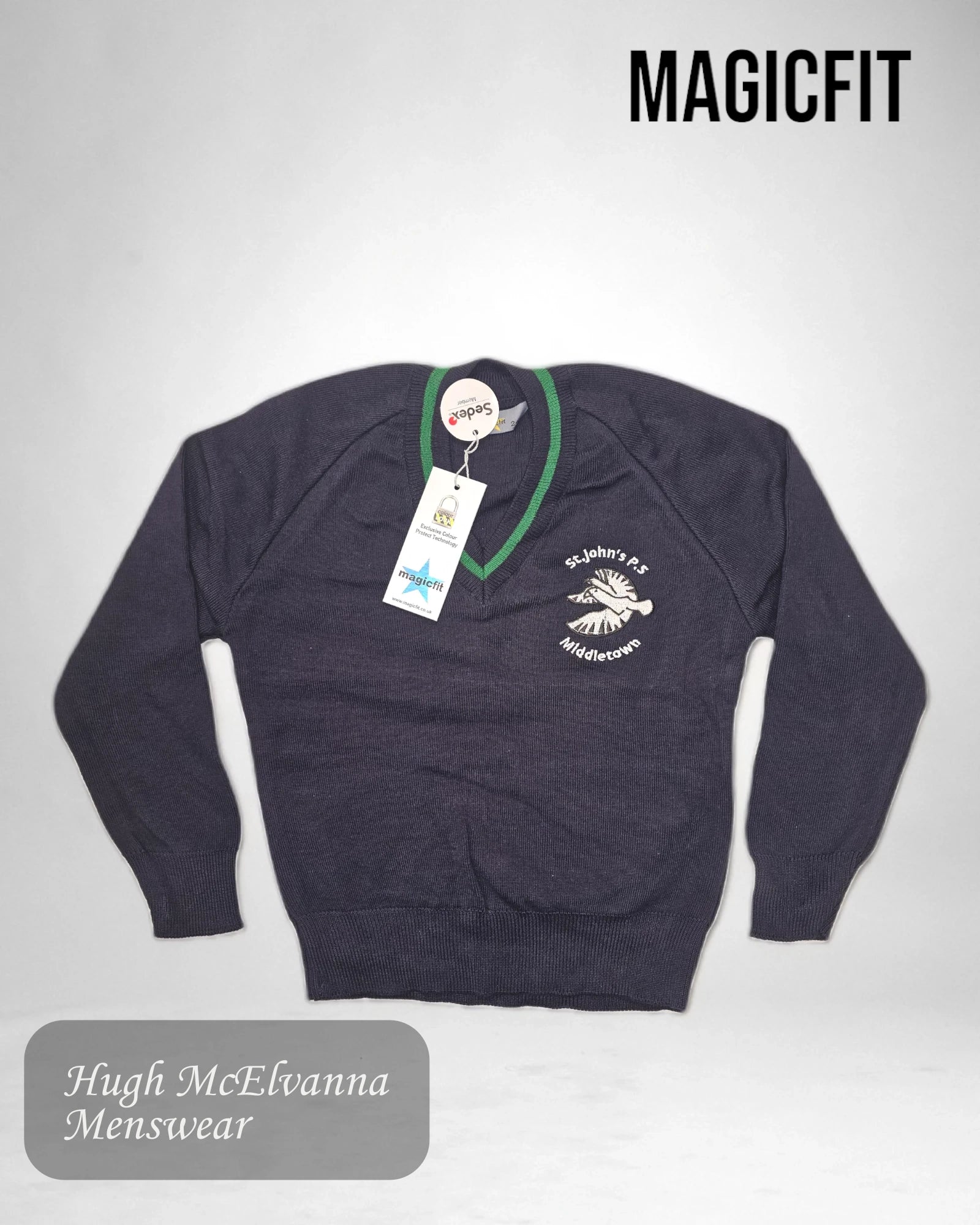 St. John's Middletown V-Neck by MagicFit - Hugh McElvanna Menswear 