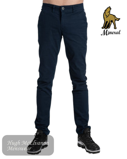 Upgrade your wardrobe with the Dash Slim Fit Navy Chino from Mineral Clothing