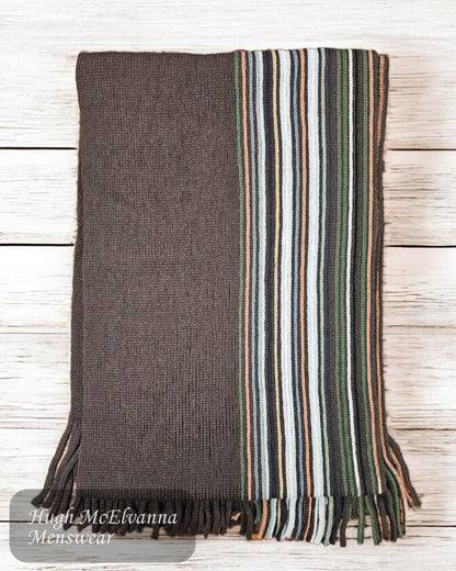 PETER Brown Wool Scarf