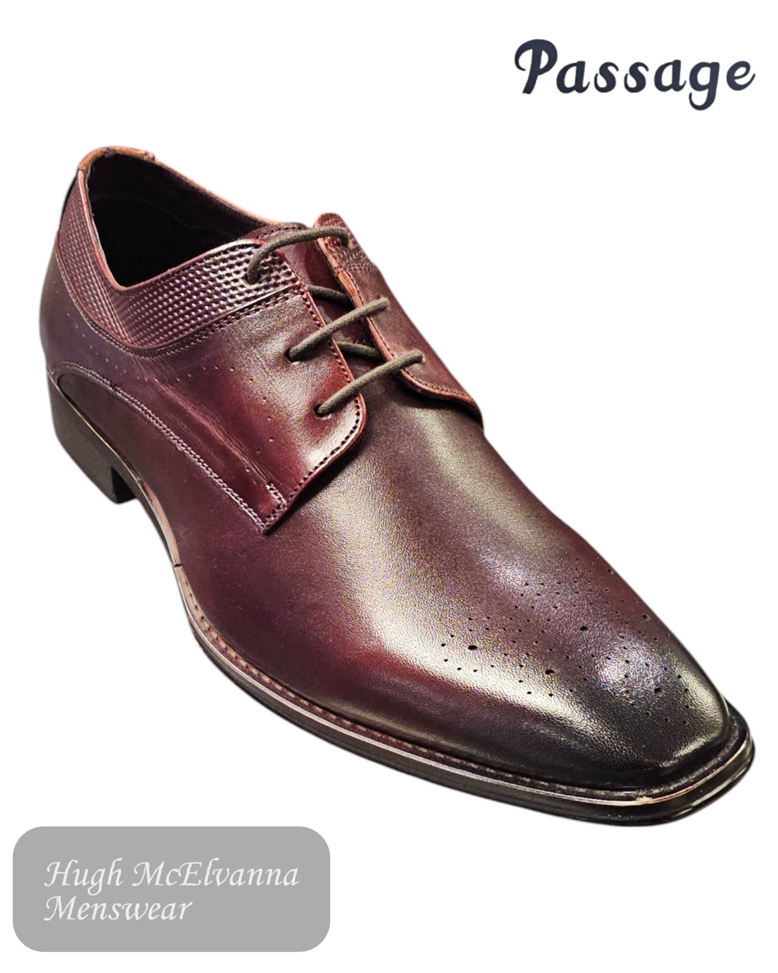 Designed for the modern gentleman, these versatile shoes offer a refined look that seamlessly transitions from formal occasions to everyday wear. - Hugh McElvanna Menswear 