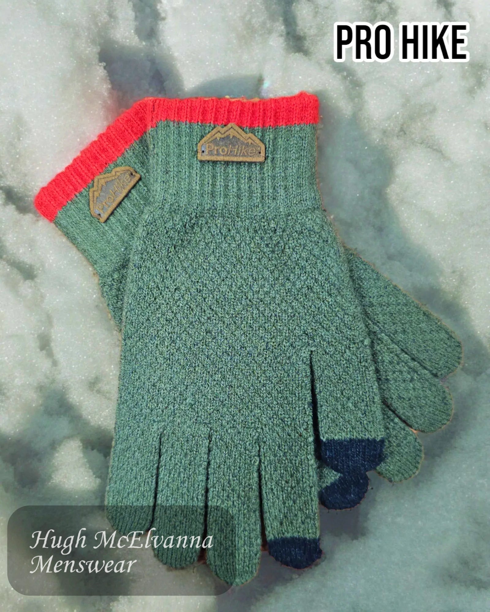 Pro Hike One Size Gloves - 4 Colours Available - Hugh McElvanna Menswear 