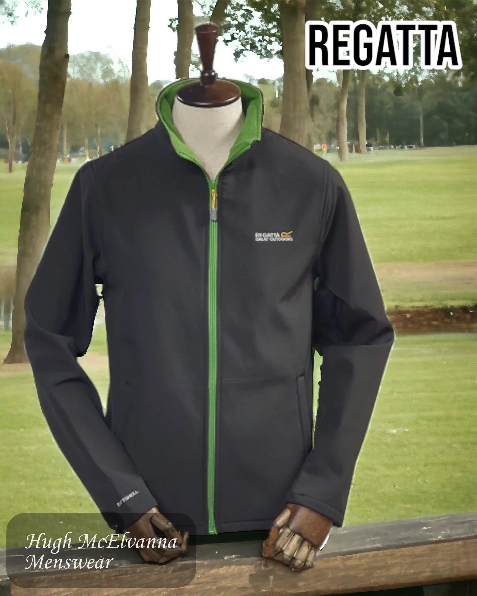 Softshell Fleece Jacket by Regatta Style RML107 CERA III - Hugh McElvanna Menswear 