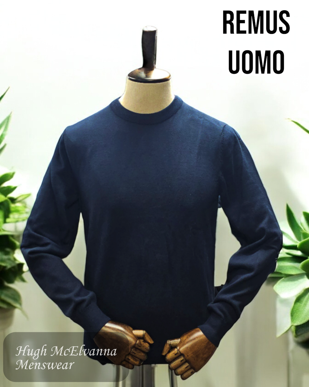 Remus Uomo Navy Sweater - 58600/78