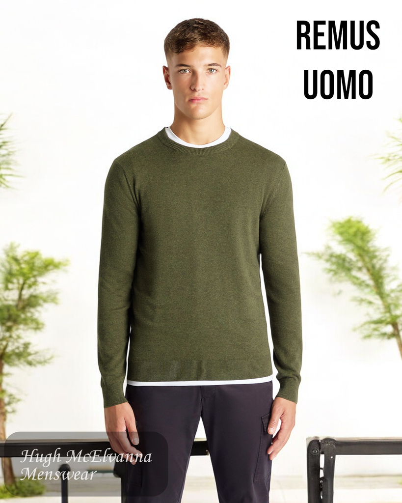 Remus Uomo Khaki Sweater - 58600/36