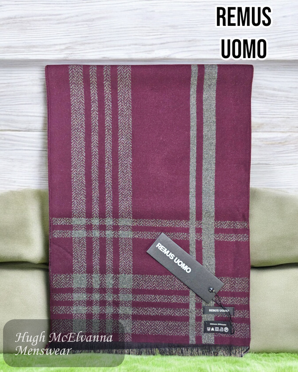 Remus Uomo Men's Check Scarf (Style Number: 58584/77