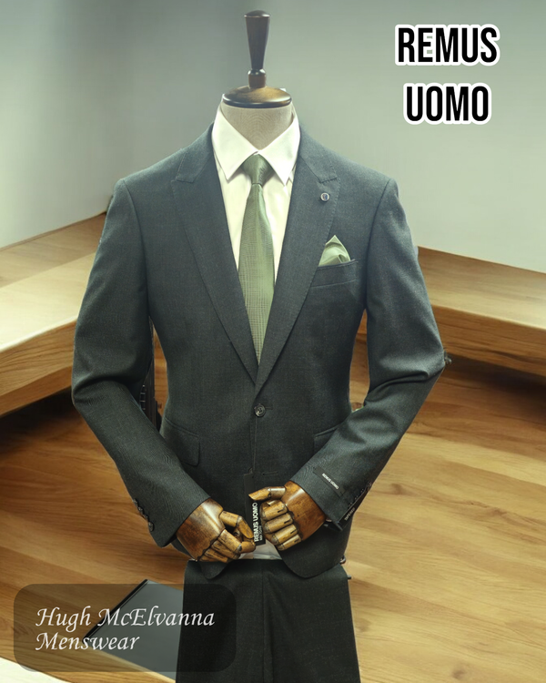 Remus Uomo Green 2Pc Suit - Call No: 42051-39